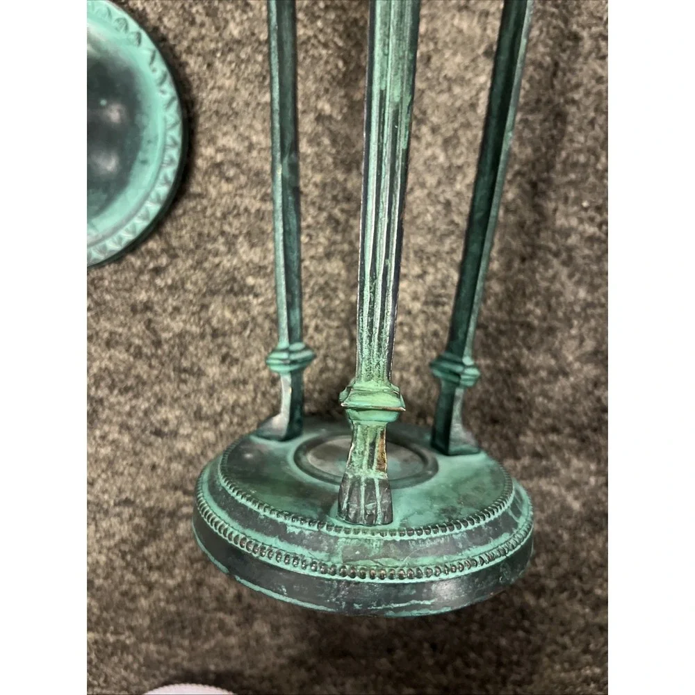 Oscar Bach Style Neoclassical Footed Bronze Censer